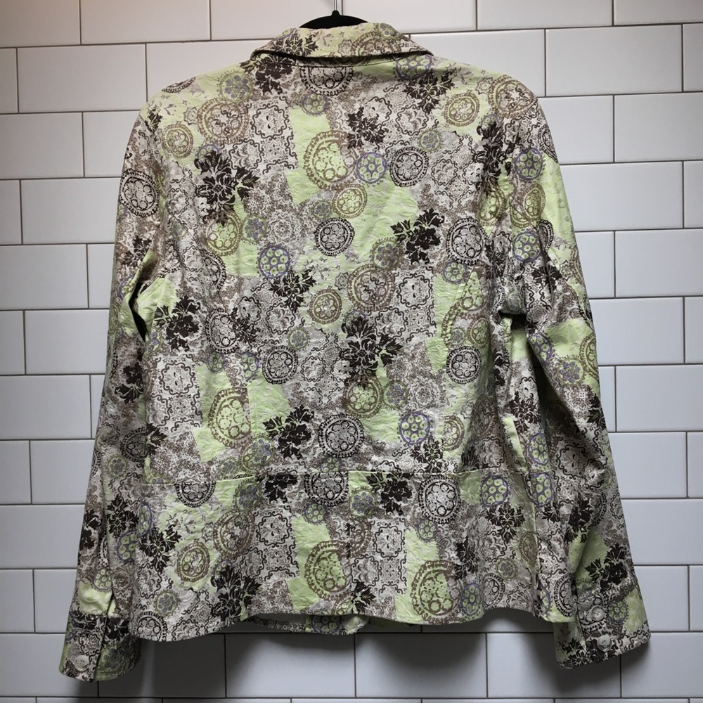 Christopher & Banks Floral Patterned Blazer - Picture 2 of 5